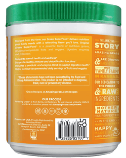 Amazing Grass Green SuperFood Original 30 Servings 8.5 Ounces